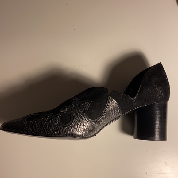 Zara low heel western shoes size 36 - Picture 2 of 2